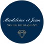 Sticker personnalisé noces de diamant 