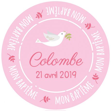 Autocollant personnalisé "cérémonie"