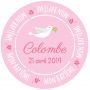 Autocollant personnalisé "cérémonie"