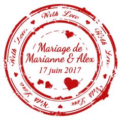 Autocollant personnalisé "vintage"