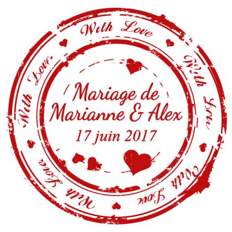 Autocollant personnalisé "vintage"