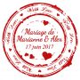 Autocollant personnalisé "vintage"