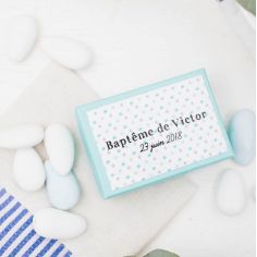 La boite à dragées kraft personnalisée