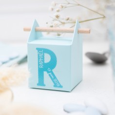 Boite à dragées "pop up" monogramme