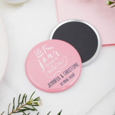 Le grand aimant personnalisé mariage 
