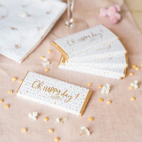 La petite tablette de chocolat "Oh Happy Day"