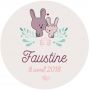 Autocollant baptême "Bambino"