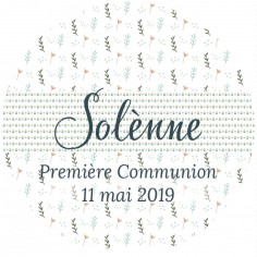 Sticker communion "plumettis"
