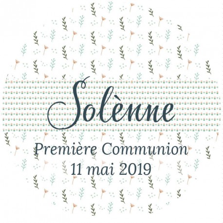 Sticker communion "plumettis"