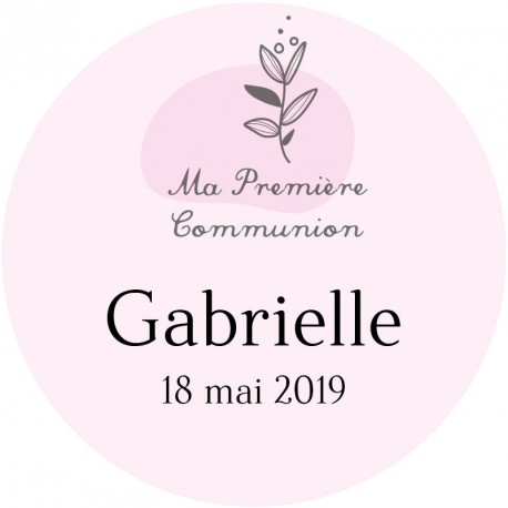 Sticker communion "laudate"