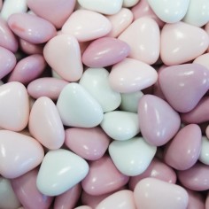 Mini dragées au chocolat "mélange rose"