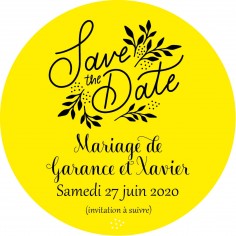 Magnet save the date "Promenade"