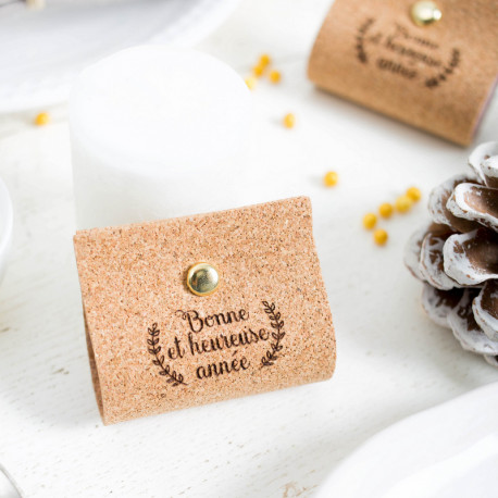 Le petit savon liège "Bonne année"