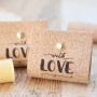 Le petit savon liège "with love"