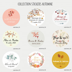 Autocollant personnalisé "birdies"