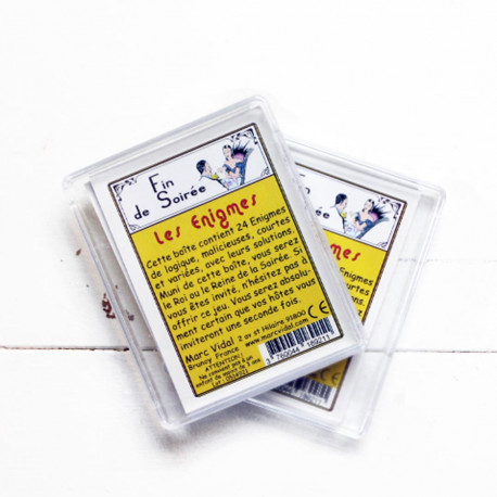 Petit jeu de fin de soirée [les énigmes]