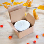 La petite bougie porcelaine rose de Noël