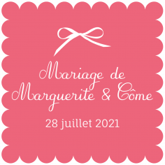 Autocollant personnalisé "darling"