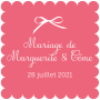 Autocollant personnalisé "darling"
