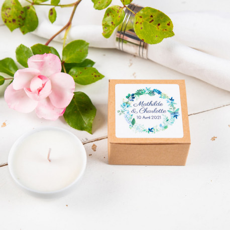 La petite bougie porcelaine mariage