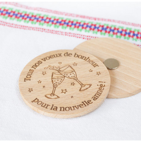Le magnet bois Noël (8 designs)