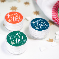 La petits coeurs menthe Joyeux Noël 