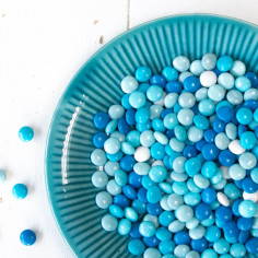 Les minis pastilles chocolat [mélange bleu]
