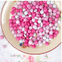 Les mini pastilles chocolat, sachet de 500g [mélange rose]