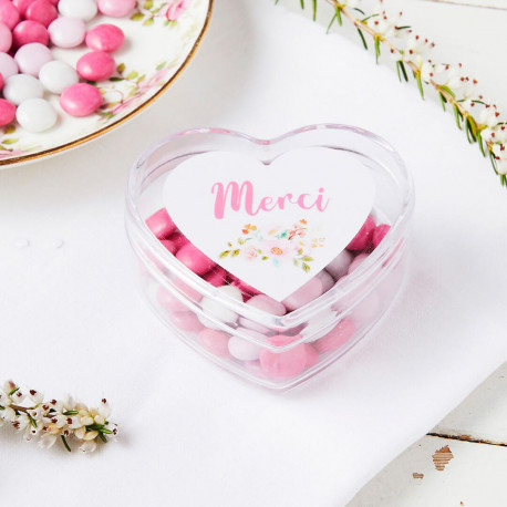 La petite boite à dragées coeur 
