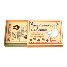 Petit jeu "Les empreintes d'animaux"