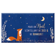 La mini tablette de chocolat bio "Joyeux Noël"
