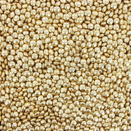 Dragées mini confettis or brillant (200g)