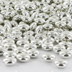 Dragées mini confettis argent brillant (200g)
