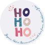 Sticker personnalisé Noël  "manteau blanc"