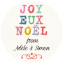 Sticker personnalisé Noël  "colors"