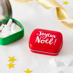 Mini boite de bonbons joyeux noël 