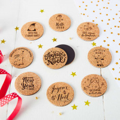 Le petit magnet liège "Noël et fêtes"