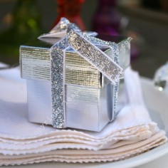 La mini boite cube argent                 