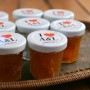 Le mini pot de confiture vide personnalisé 